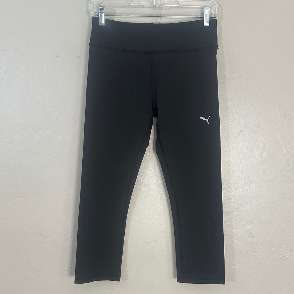 Puma Women's Black Cropped Leggings